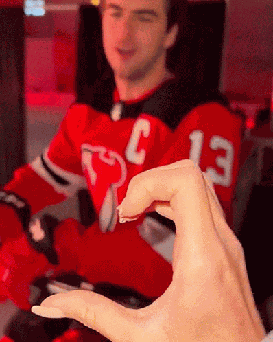 New Jersey Devils Heart Hand GIF
