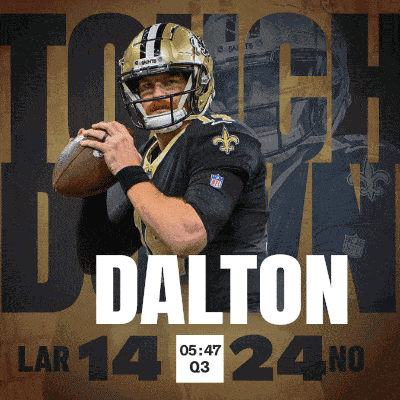 New Orleans Saints (24) Vs. Los Angeles Rams (14) Third Quarter GIF
