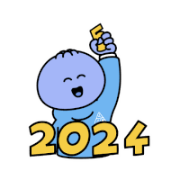 New Year Happy New Year Sticker