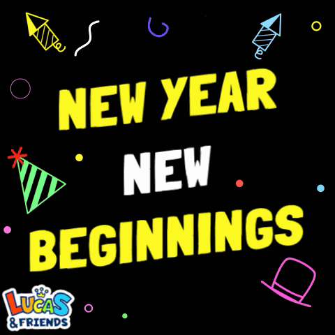 New Year New Beginnings Happy New Year GIF