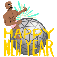 New Year New Years Sticker