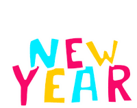 New Year Year Sticker