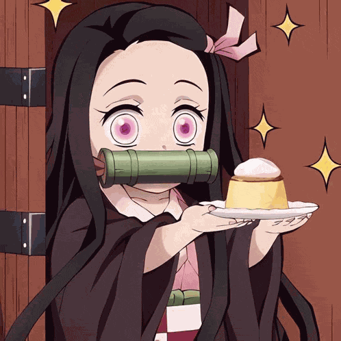 Nezuko Give Food Meme