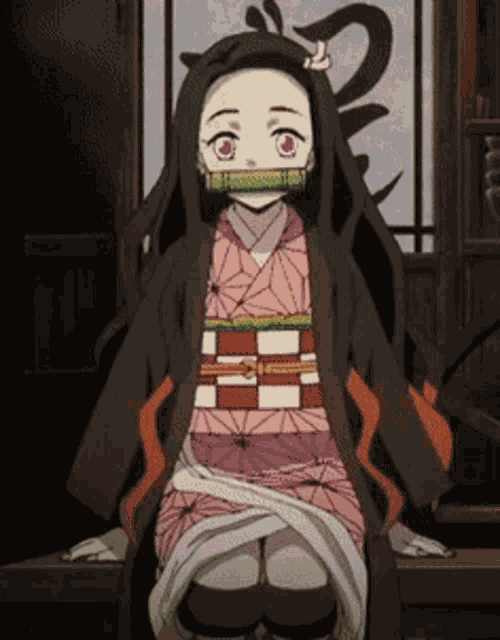 Nezuko Kamado Demon Slayer GIF