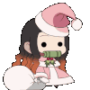 Nezuko Nezuko Padoru Sticker