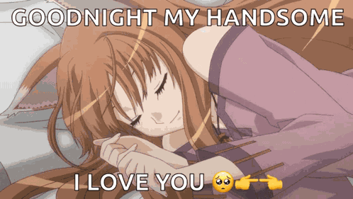 Nicholas Anime Goodnight My Handsome GIF