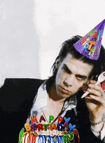 Nick Cave Birthday GIF