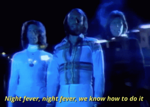 Night Fever Bee Gees GIF