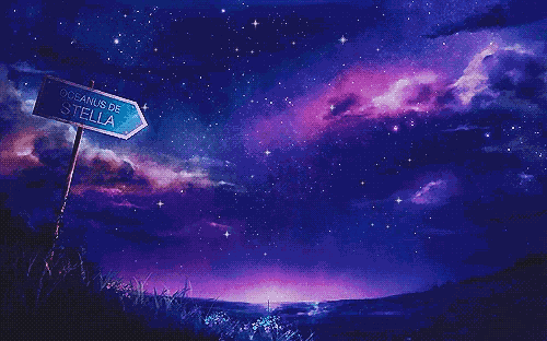 Night Sky Stars GIF