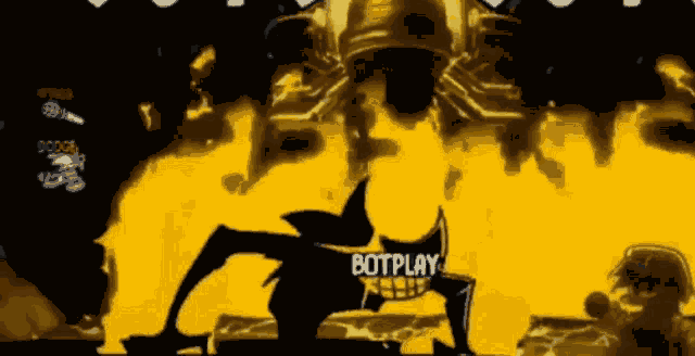 Nightmare Bendy Jumpscare Fnf Real GIF