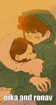 Nika Ronav Hug Nika Ronav Cuddle GIF