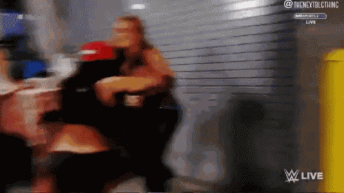 Nikki Bella Attacks GIF