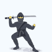 Ninja Disappear GIF