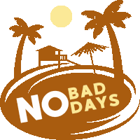 No Bad Days Summer Fun Sticker