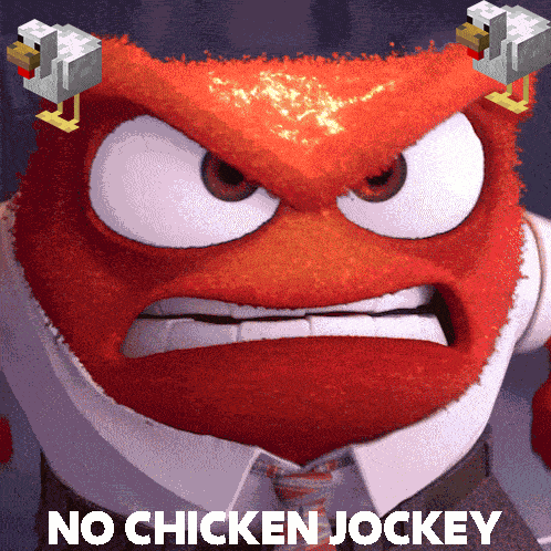 No Chicken Jockey Angry Inside Out GIF