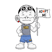 No Face Uncomf Sticker