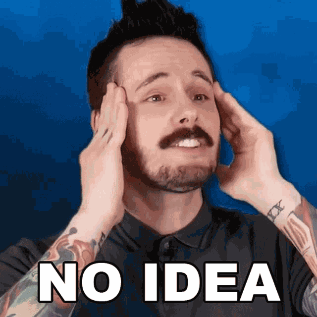 No Idea Liam Scott Edwards GIF