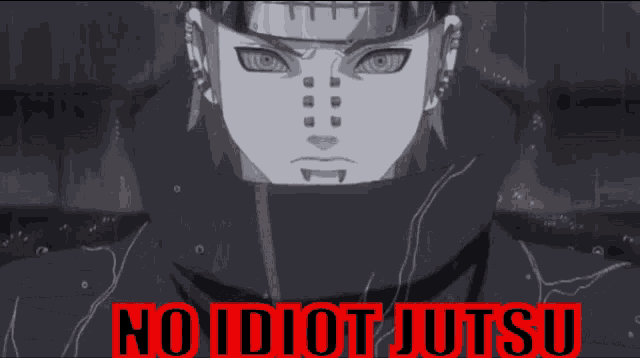 No Idiot Jutsu Idiot GIF