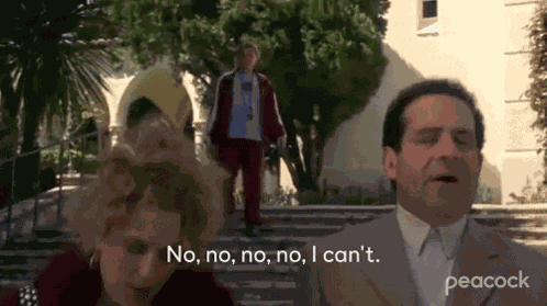 No No No No I Can'T Adrian Monk GIF