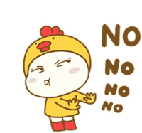 No Nope Sticker