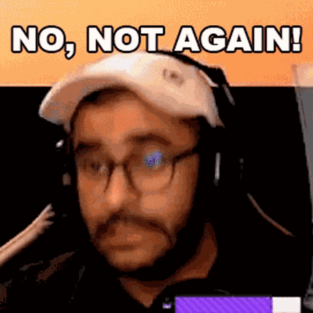 No Not Again Sain GIF