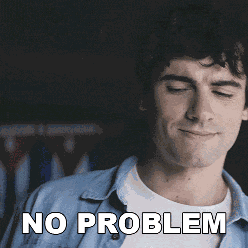 No Problem Brian Moser GIF