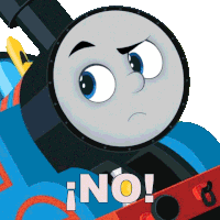 No Thomas Sticker