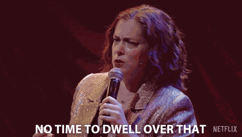 No Time To Dwell Over That Rachel Bloom GIF