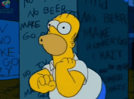 No Tv No Beer Make Homer Comedy Homer Simpson GIF