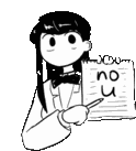 No U Komi San Sticker