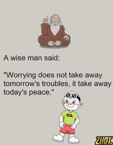 No Worries Worry Less GIF