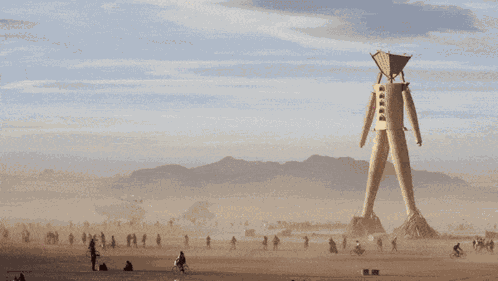 Node Burning Man GIF