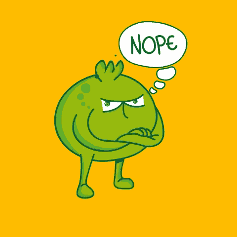 Nope Cartoon GIF GIF