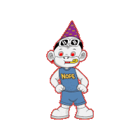 Nope Not Today Sticker