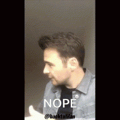 Nope Shane Filan GIF