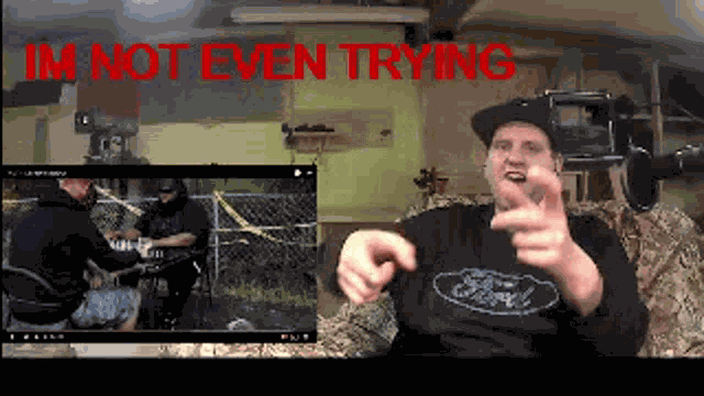 Not Even Trying Shots Fired GIF