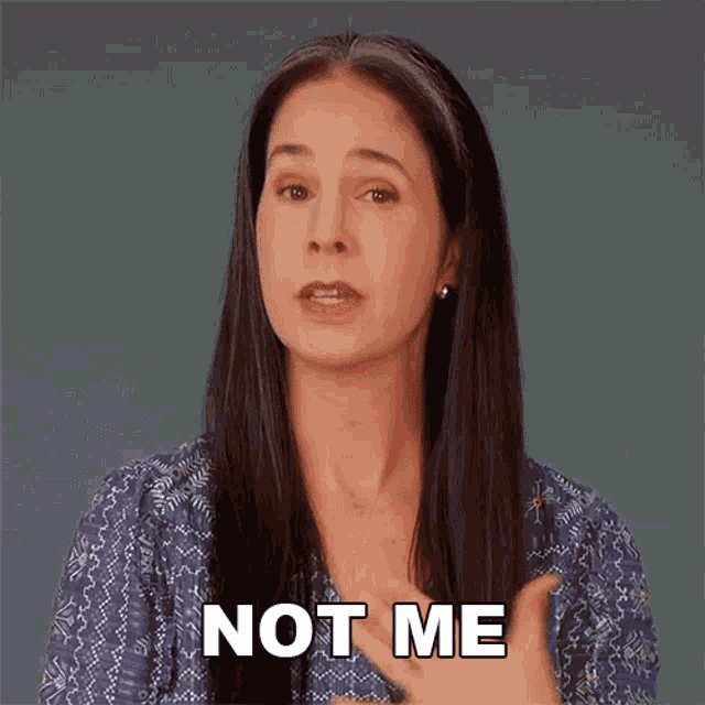 Not Me Rachel Smith GIF