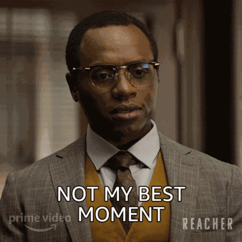 Not My Best Moment Chief Detective Oscar Finlay GIF