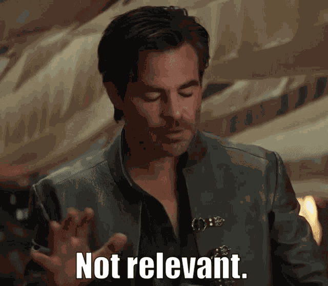 Not Relevant Chris Pine GIF