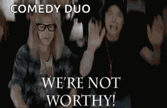 Not Worthy Waynes World GIF