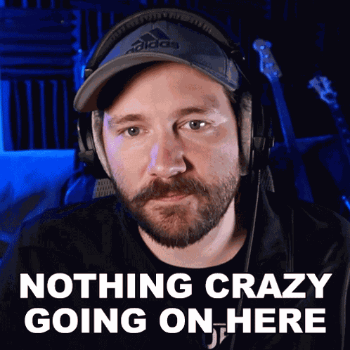 Nothing Crazy Going On Here Michael Kupris GIF