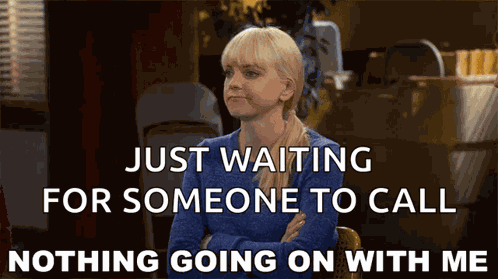 Nothing Going On With Me Christy GIF