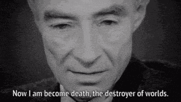 Now I Am Become Death Oppenheimer GIF