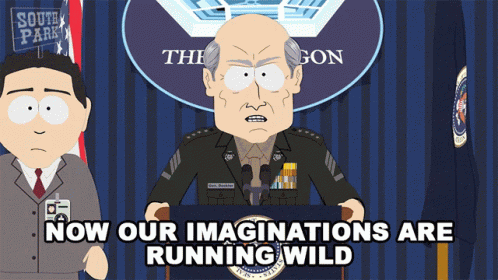 Now Our Imaginations Are Running Wild General Deckler GIF