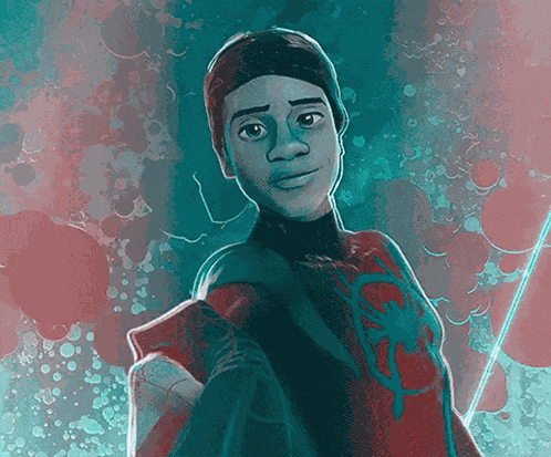 Nuh Uh Miles Morales GIF