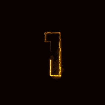Number 1 Fire GIF GIF