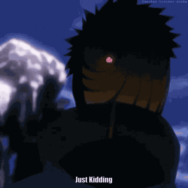 Obito Just Kidding GIF