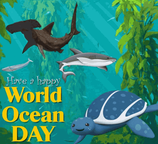 Ocean World Ocean Day GIF