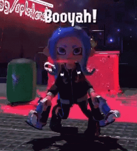 Octoling Booyah GIF