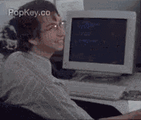 Office Space Middle Finger GIF